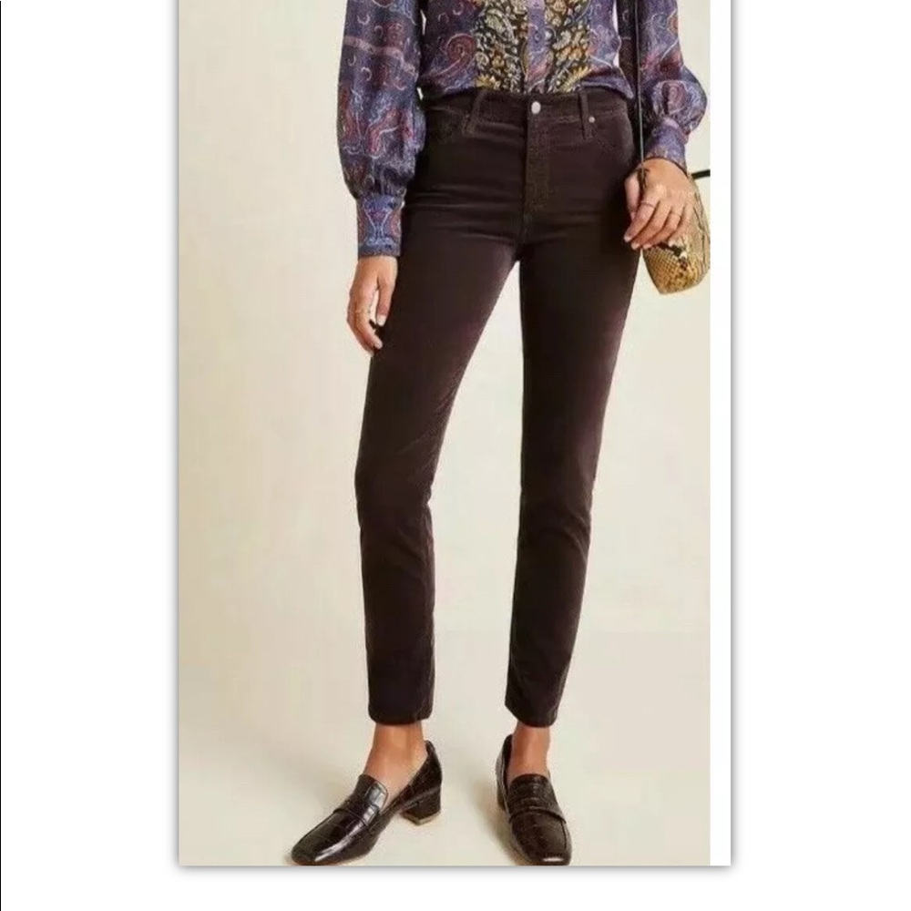 NWT Adriano Goldschmeid The Stevie high velvet 27P